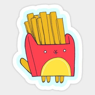 Furrench Fries Sticker